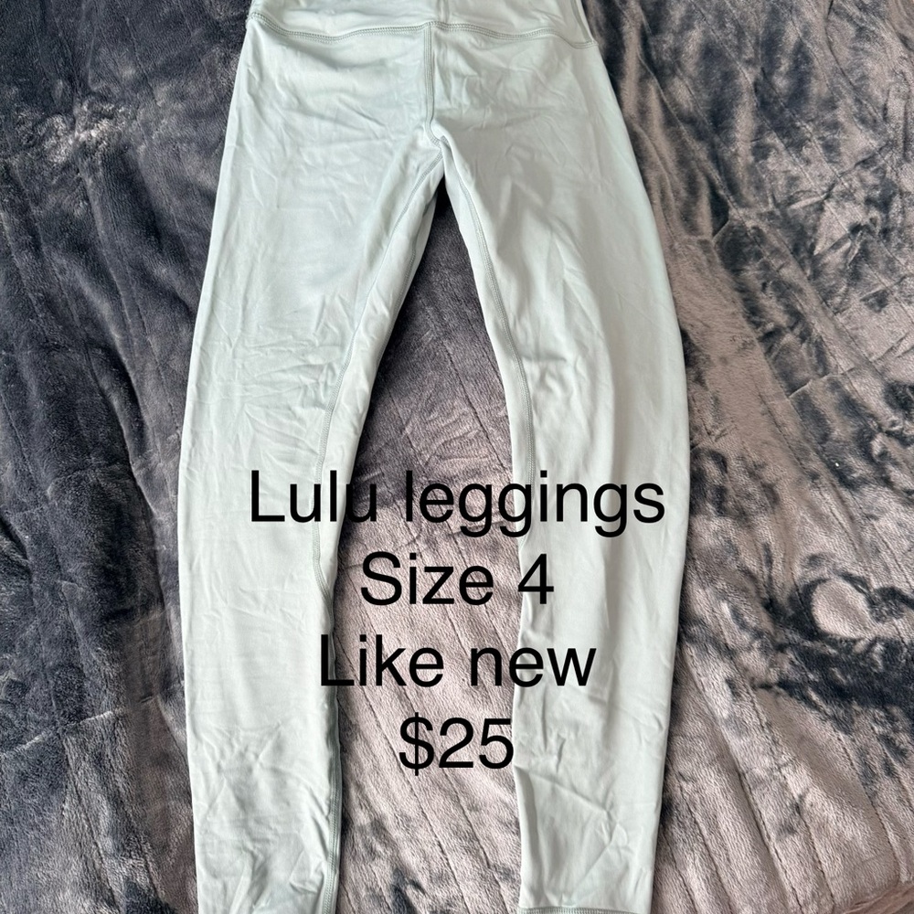 lululemon athletica woman’s  Mint Leggings